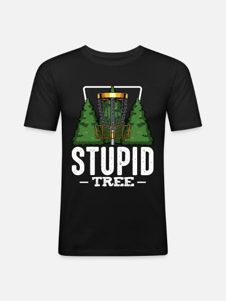 Frisbee - Men's Slim Fit T-Shirt - black