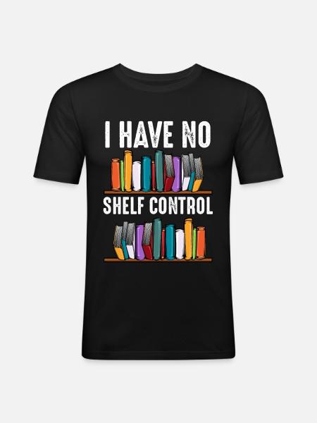 Read books - Men's Slim Fit T-Shirt - black