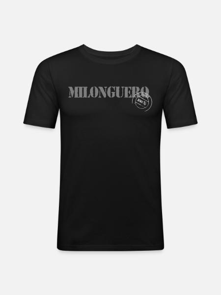 Milonguero - Men's Slim Fit T-Shirt - black