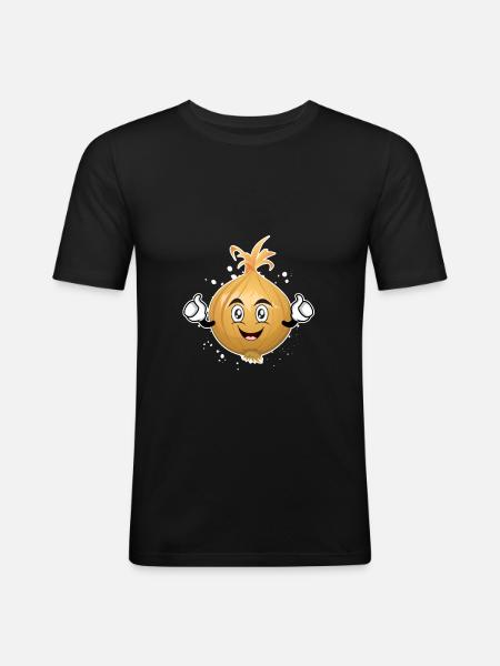 onion - Men's Slim Fit T-Shirt - black