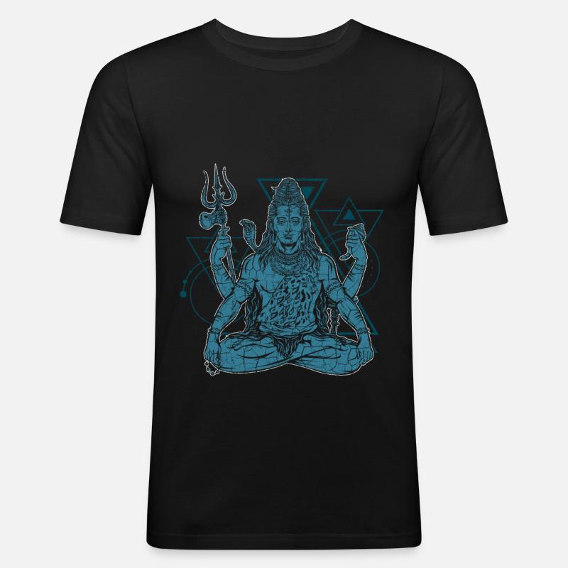 Shiva - Men's Slim Fit T-Shirt - black