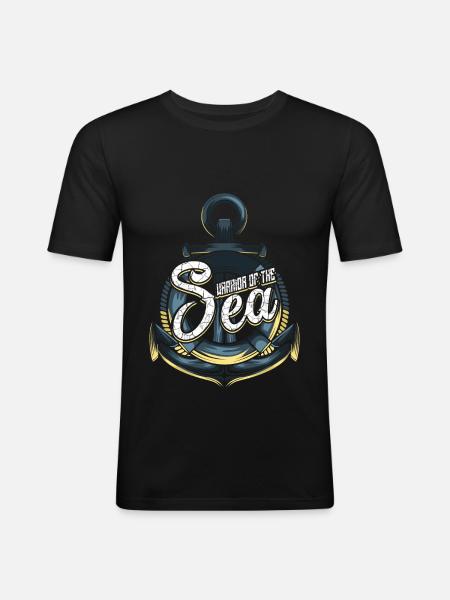 Cadeau de marin marin - T-shirt près du corps Homme - noir