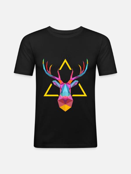 antler - Men's Slim Fit T-Shirt - black