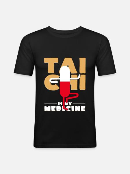 Tai chi - Men's Slim Fit T-Shirt - black