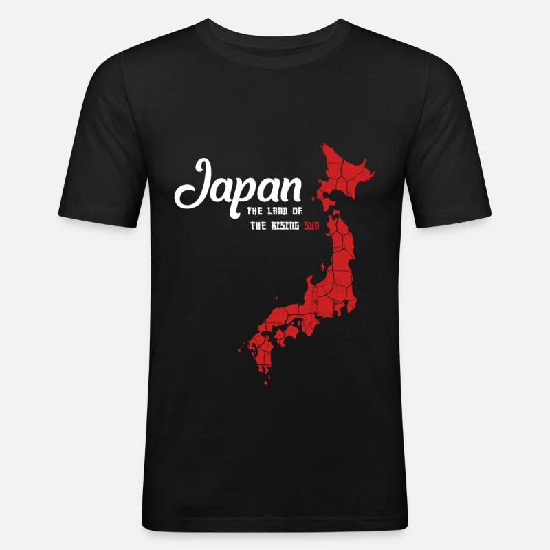 Japan - Men's Slim Fit T-Shirt - black