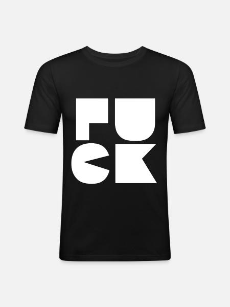 BAISE - T-shirt près du corps Homme - noir