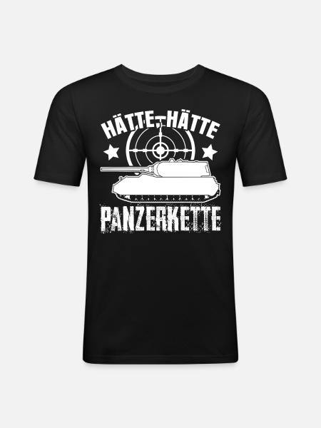 Panzergrenadier Feldjäger Panzer Soldat - Men's Slim Fit T-Shirt - black