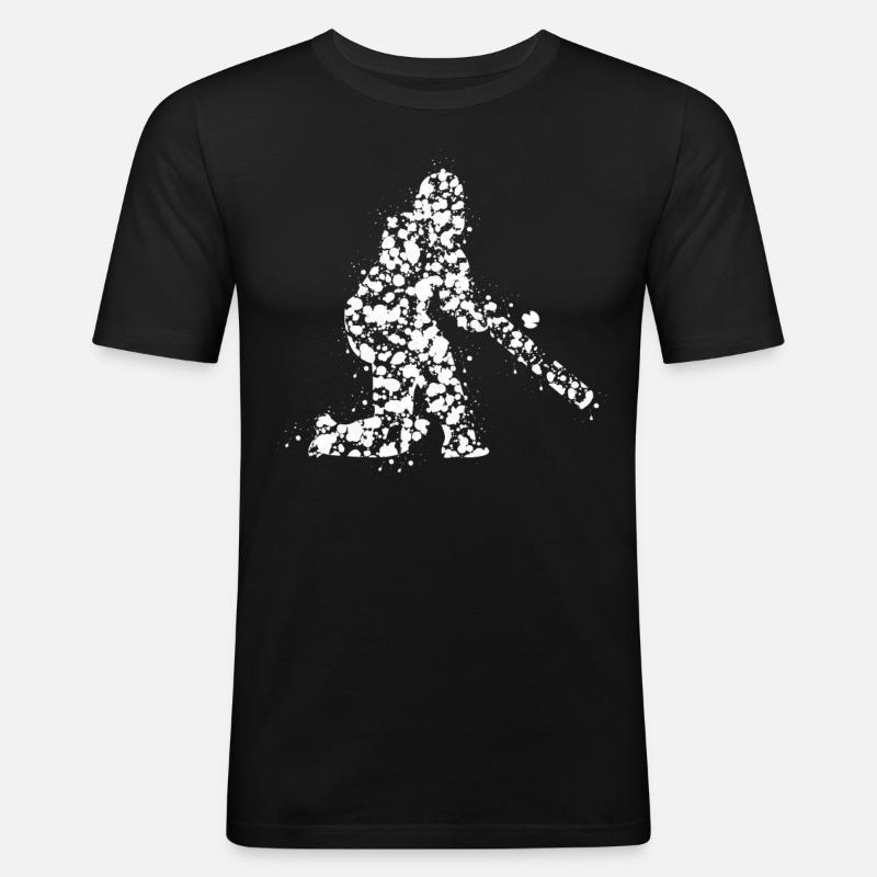 Cricket - Männer Slim Fit T-Shirt - Schwarz