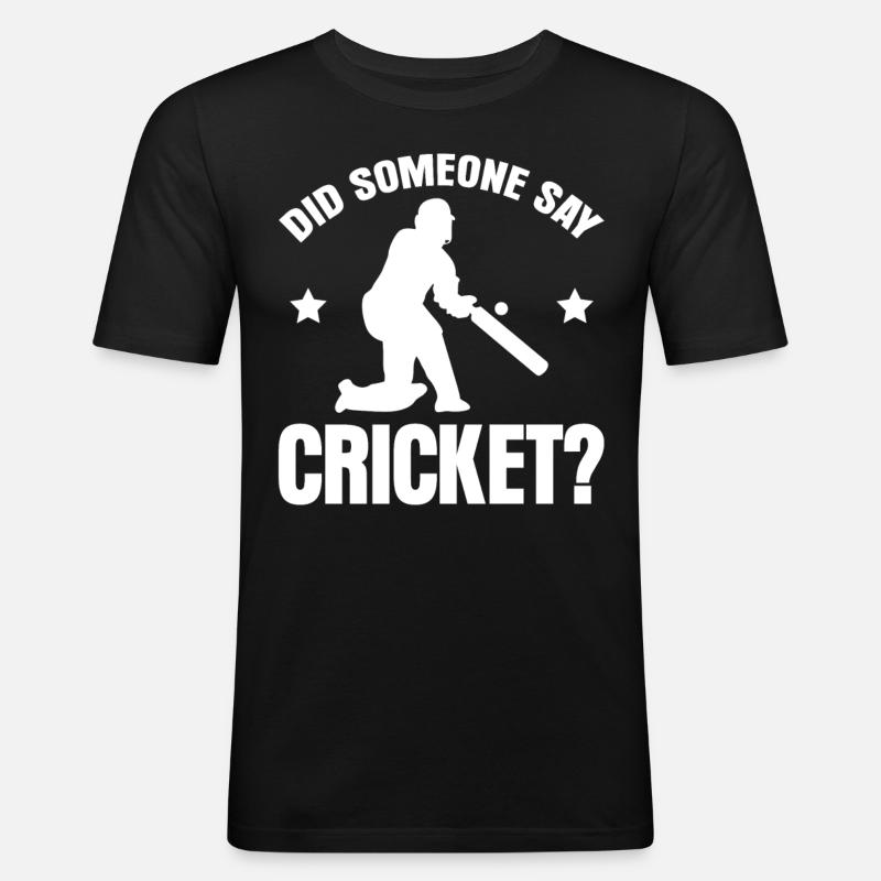 Cricket Cricket team Cricketers - Men's Slim Fit T-Shirt - black