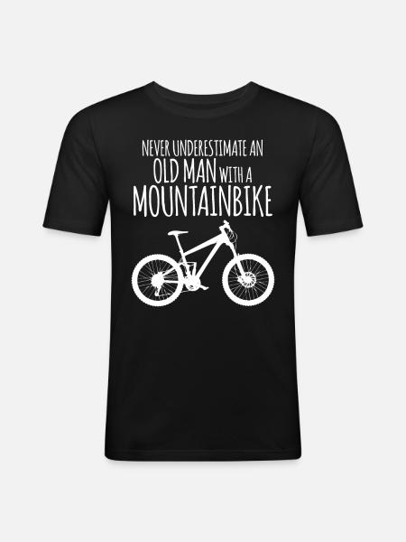 VTT VTT VTT VTT - T-shirt près du corps Homme - noir