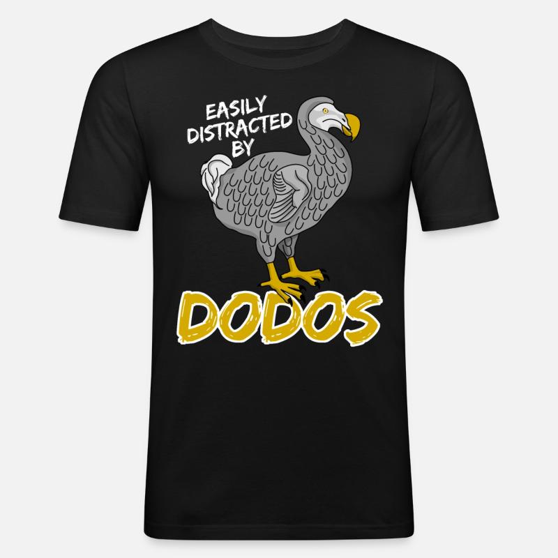 Dodo funny Dodos - Men's Slim Fit T-Shirt - black