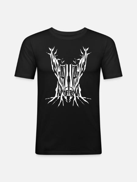 Shepherd Dogs White Shepherd Dog - Men's Slim Fit T-Shirt - black