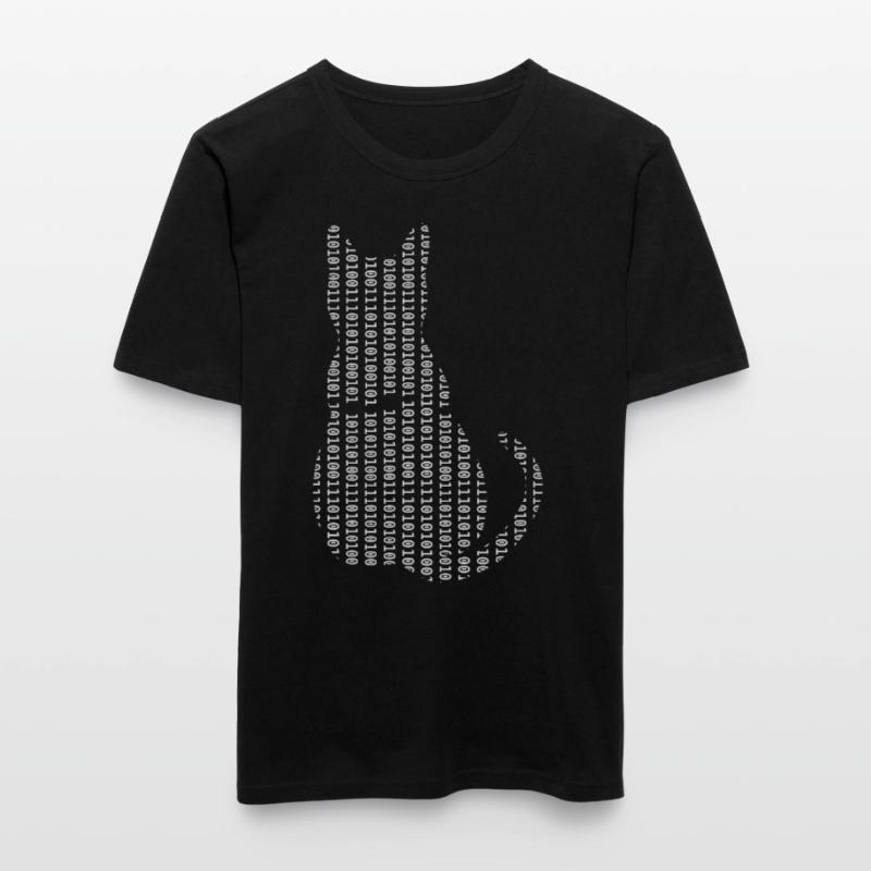 Informatiker Katze Admin Programmierer Männer Slim Fit T-Shirt