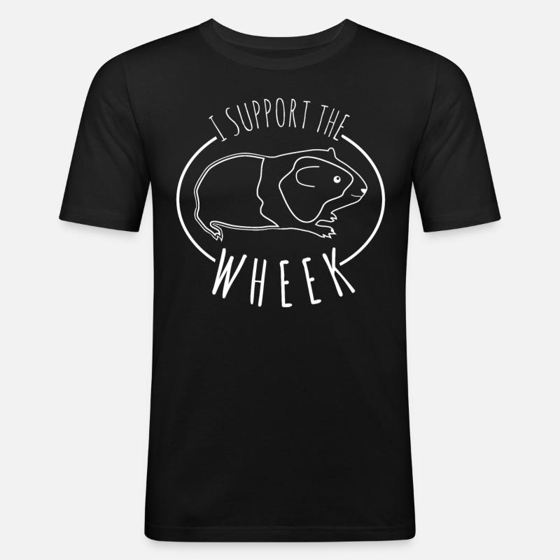 Blague des cochons d’Inde - T-shirt près du corps Homme - noir