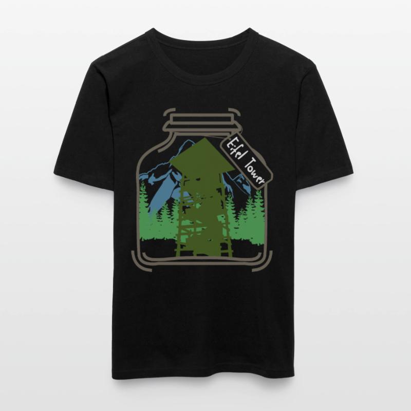 Eifel Eifel Eifel Lookout Tower Men's Slim Fit T-Shirt