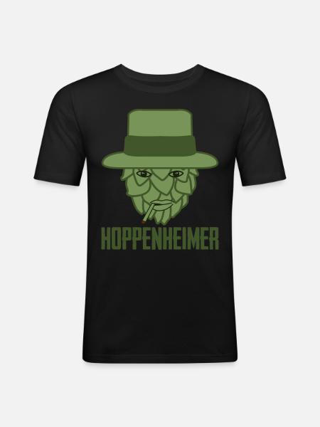 Hops Brewery Hobby Brewer Brewer - Men's Slim Fit T-Shirt - black