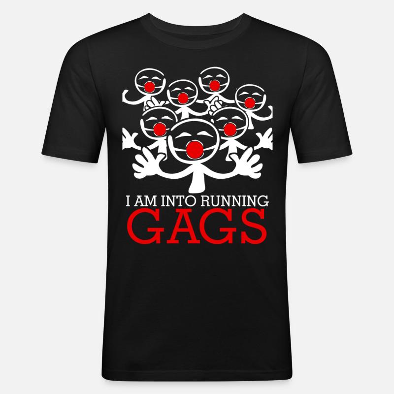 BDSM Spruch - Männer Slim Fit T-Shirt - Schwarz