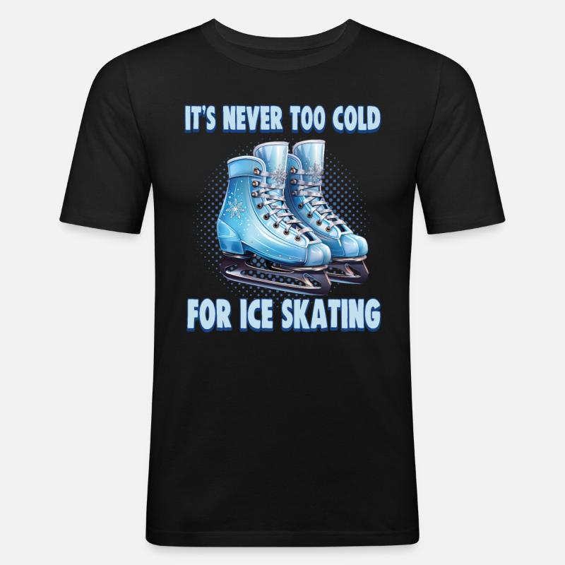 Skøjteløber Skøjteløb Skøjteløb - Herre Slim Fit T-Shirt - sort