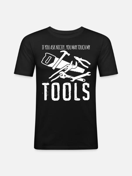 Tool Craftsman Tools - Men's Slim Fit T-Shirt - black