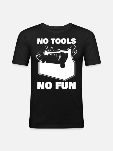 Tool Craftsman DIY Tools - Männer Slim Fit T-Shirt - Schwarz