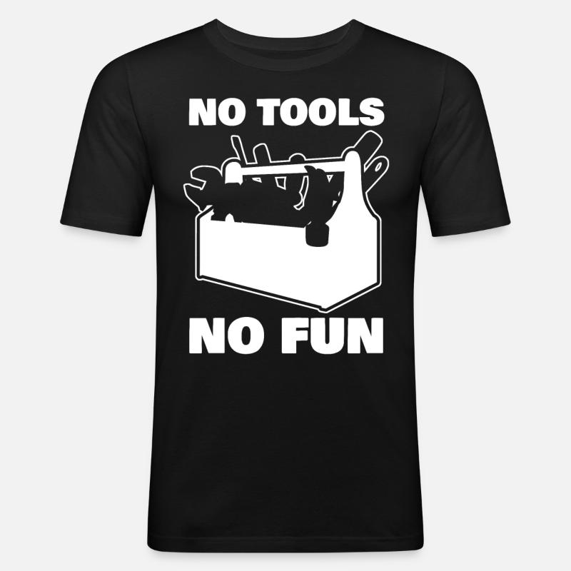 Tool Craftsman DIY Tools - Männer Slim Fit T-Shirt - Schwarz