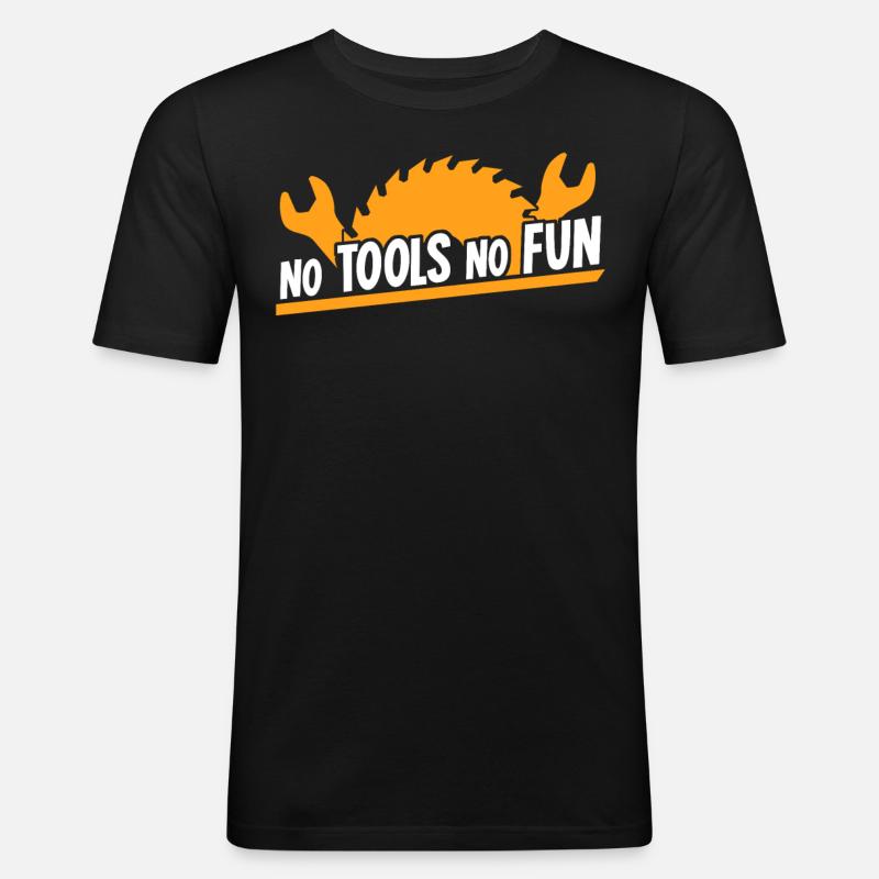 Craftsman DIY Tools Tool - Men's Slim Fit T-Shirt - black
