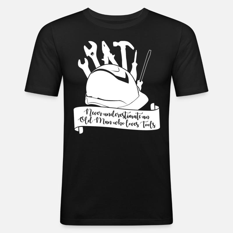 Craftsman Tool DIY Tools - Men's Slim Fit T-Shirt - black
