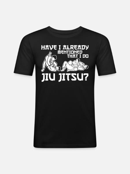 Ju-Jitsu BJJ - Men's Slim Fit T-Shirt - black