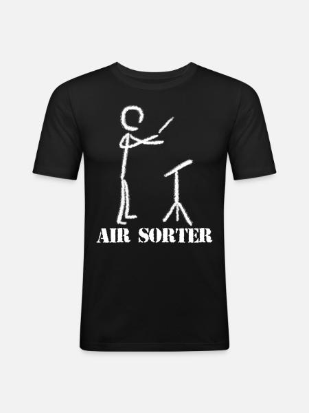Conductor Classical Music Conducting - Men's Slim Fit T-Shirt - black