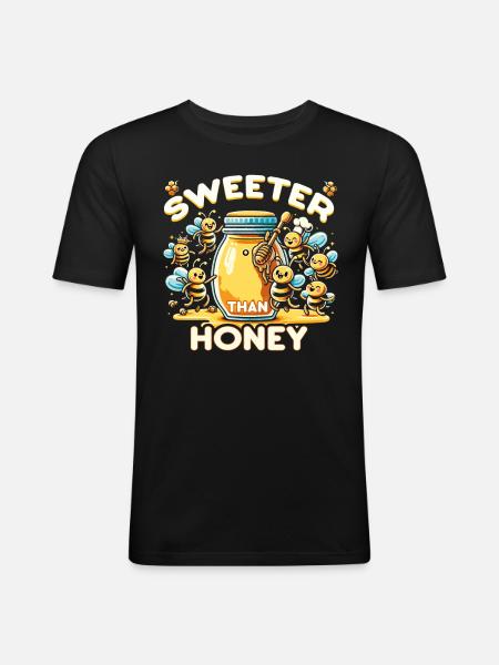 Bee Lovers Beekeepers Naturefriends Beekeepers - Men's Slim Fit T-Shirt - black