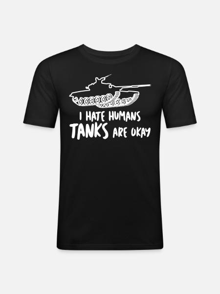 MBT Tank Driver Tanks - Men's Slim Fit T-Shirt - black