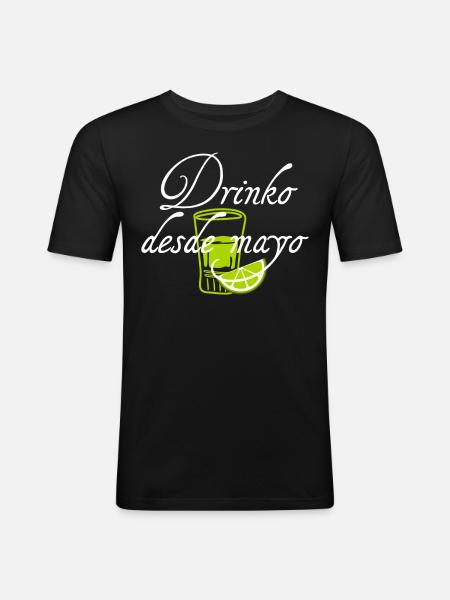 Tequila Mexico - Men's Slim Fit T-Shirt - black
