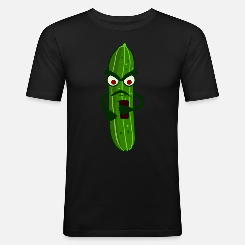 Smartphone Cellphone Mobile Phone - Männer Slim Fit T-Shirt - Schwarz