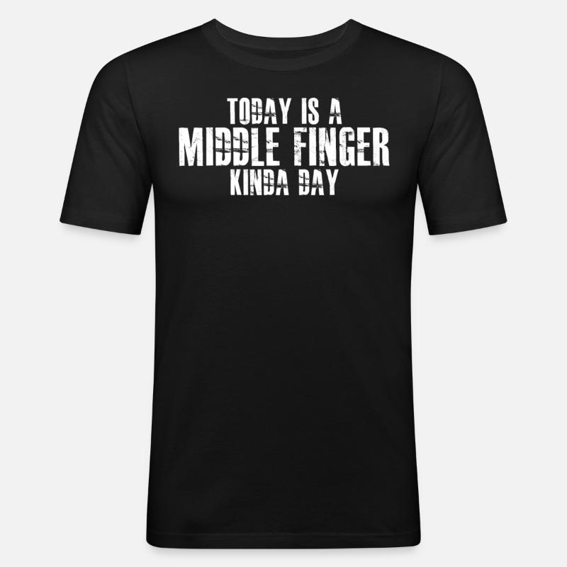 Misanthrope Sarcasm Grumpy - Men's Slim Fit T-Shirt - black