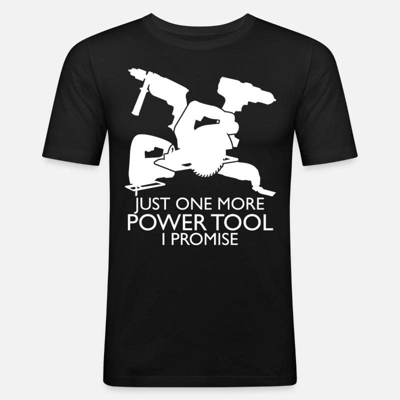 Power Tools Electric Tools - Men's Slim Fit T-Shirt - black