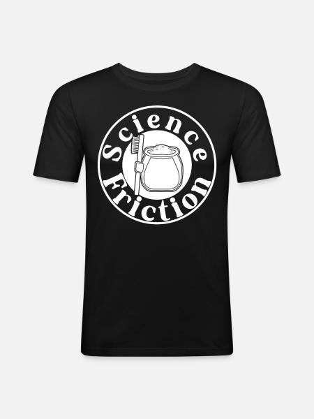 Climbing Better Friction Boulder - Men's Slim Fit T-Shirt - black