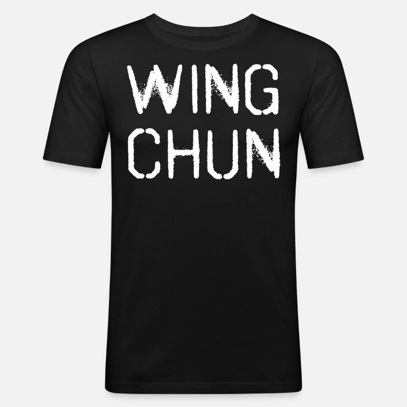 Wing Chun WingTsun Wing-tsun - Men's Slim Fit T-Shirt - black