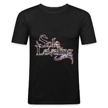 solo leveling products - Men's Slim Fit T-Shirt - black - Front - Nik (191cm)
