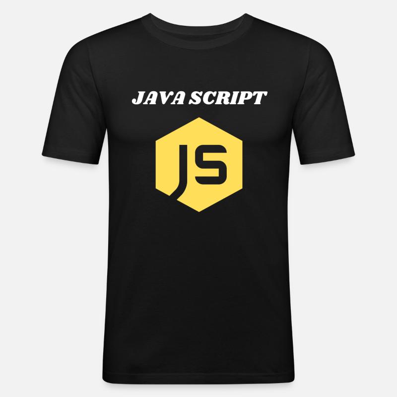 JavaScript Programmer - Men's Slim Fit T-Shirt - black