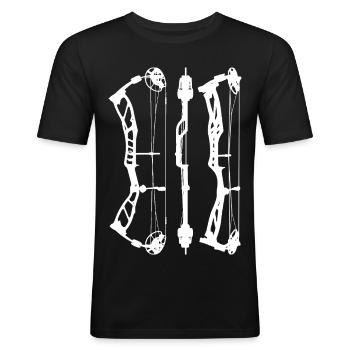 EliteBasin_PlanW - T-shirt près du corps Homme - noir - Devant - Nik (191cm)