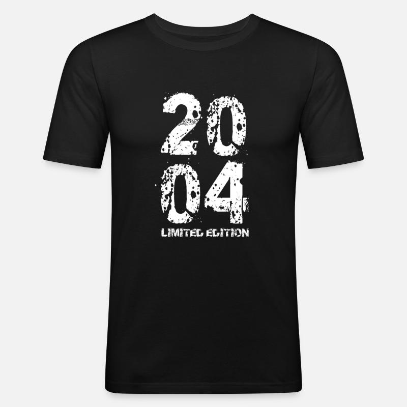 Anniversaire 2004 Numéro d’édition limitée - T-shirt près du corps Homme - noir