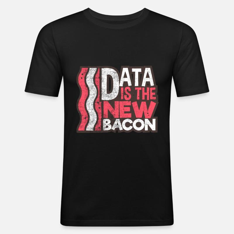 Informatiker Coding - Männer Slim Fit T-Shirt - Schwarz