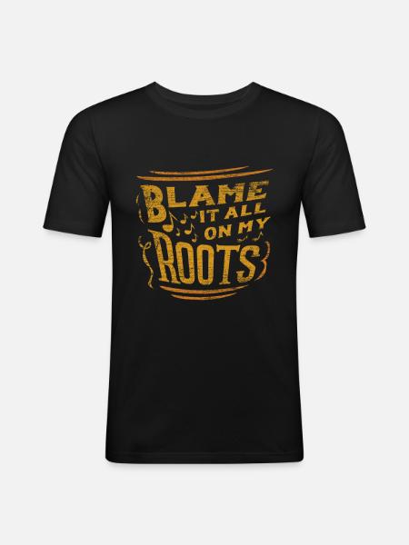 Country music - Men's Slim Fit T-Shirt - black