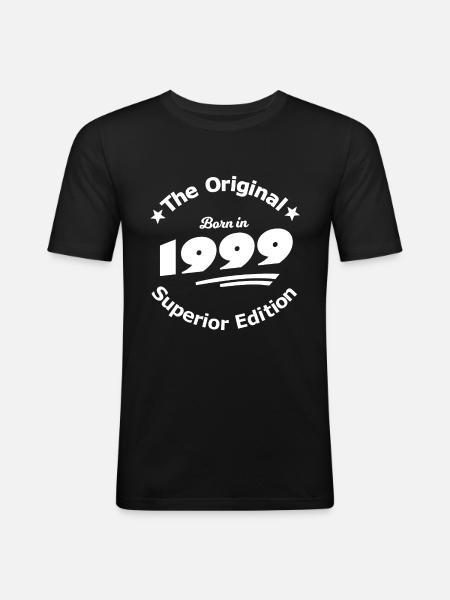 From 1999 - Men's Slim Fit T-Shirt - black