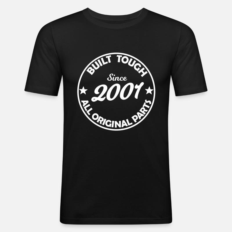 Legends from 2001 - Men's Slim Fit T-Shirt - black