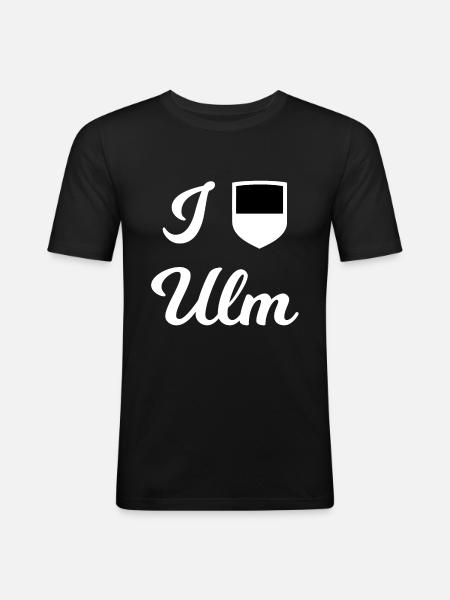 The people of Ulm - Men's Slim Fit T-Shirt - black