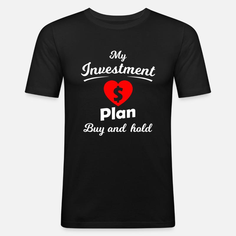 Die Börsen Idee - Männer Slim Fit T-Shirt - Schwarz