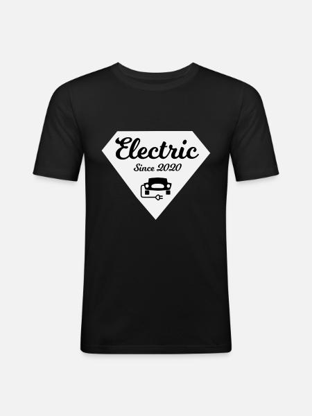 La révolution électrique - T-shirt près du corps Homme - noir