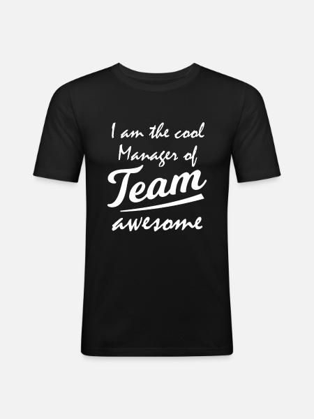 The Funny Team - Men's Slim Fit T-Shirt - black