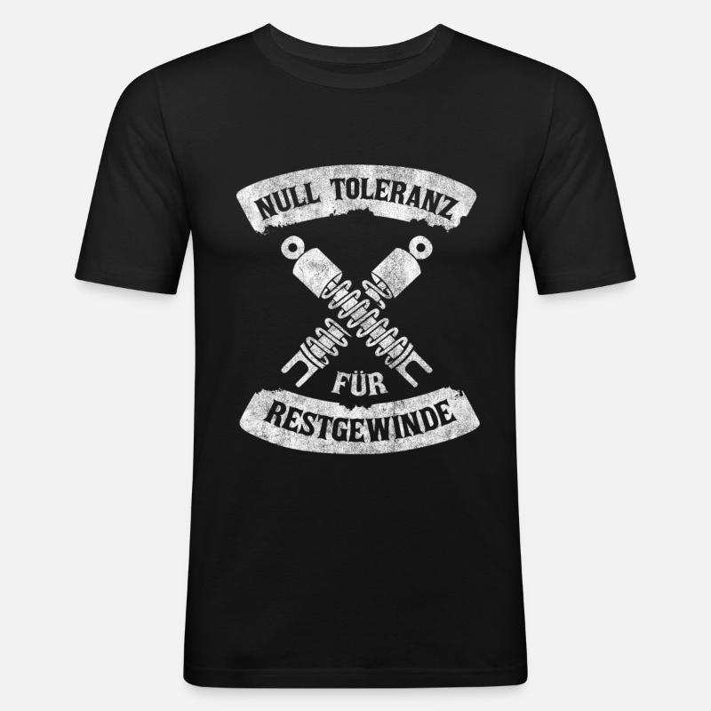 Tuning Geschenk - Männer Slim Fit T-Shirt - Schwarz